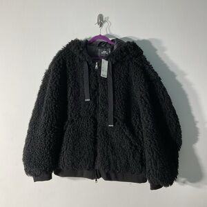 UO Casey Fleece Hooded Zip Jacket